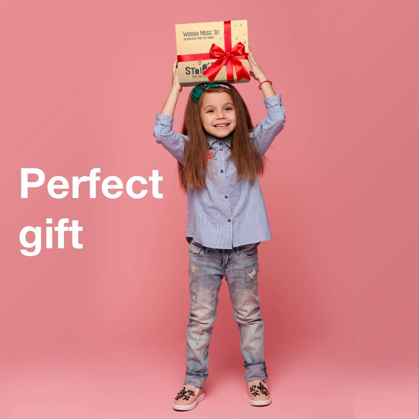 Musical Instruments Set for Toddler and Preschool Kids Music Toy - Promotes Early Development and Educational Learning-Wooden Percussion Toys for Boys and Girls