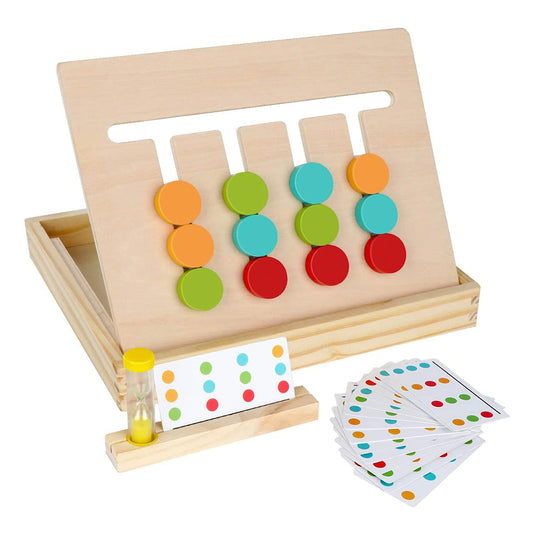 Wooden Toy of Puzzle Color & Shape Matching