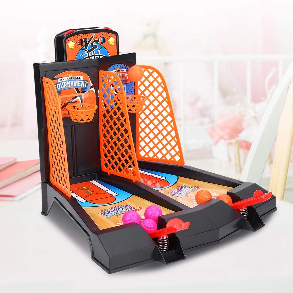 Double Players Basketball Shooting Game for Kids Intelligence Toy Set