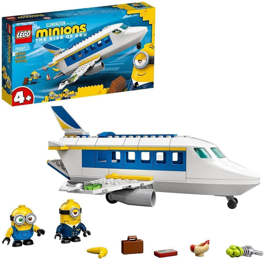 LEGO 75547 Minions Minion Pilot in Training Buildable Plane Toy with Bob and Stuart, Toys For 4+ Kids