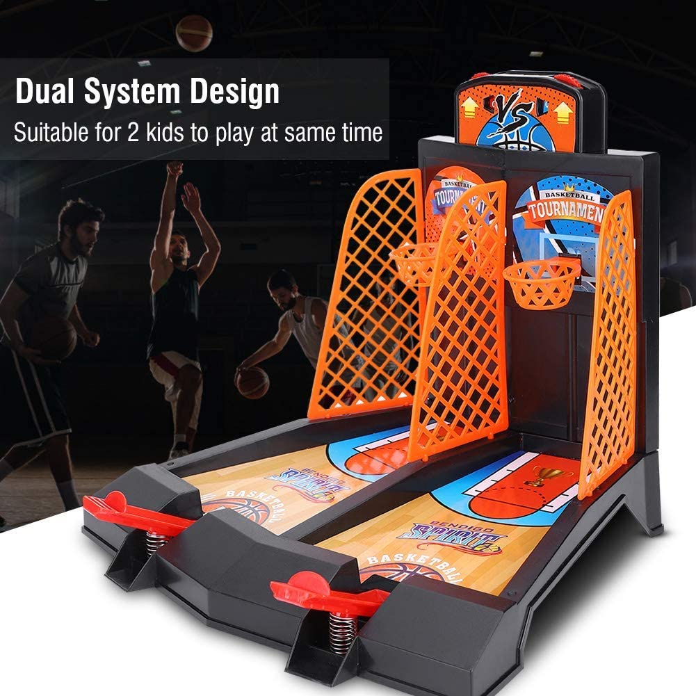 Double Players Basketball Shooting Game for Kids Intelligence Toy Set