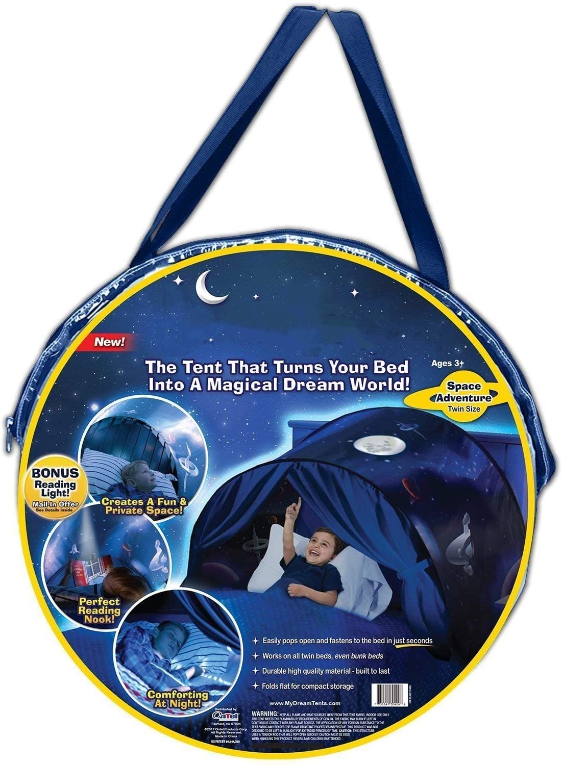 Deluxe Dream Tent Space Adventure - Sensory toys with lights