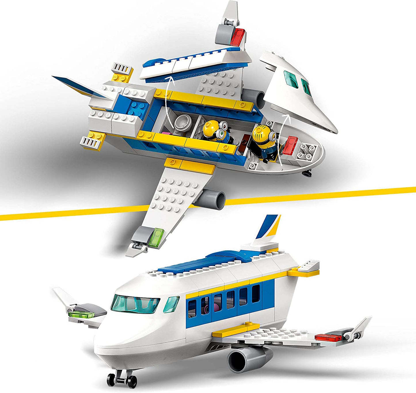 LEGO 75547 Minions Minion Pilot in Training Buildable Plane Toy with Bob and Stuart, Toys For 4+ Kids