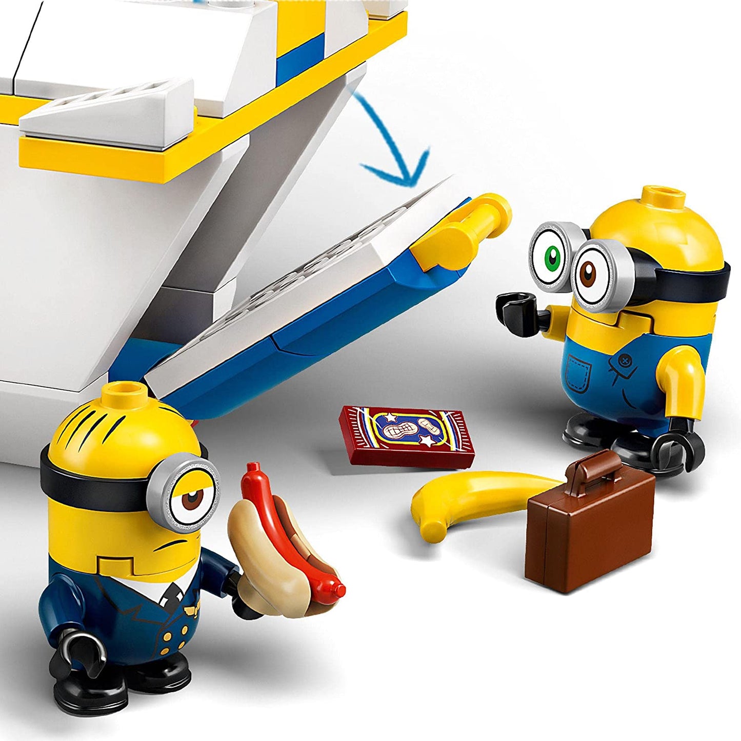 LEGO 75547 Minions Minion Pilot in Training Buildable Plane Toy with Bob and Stuart, Toys For 4+ Kids